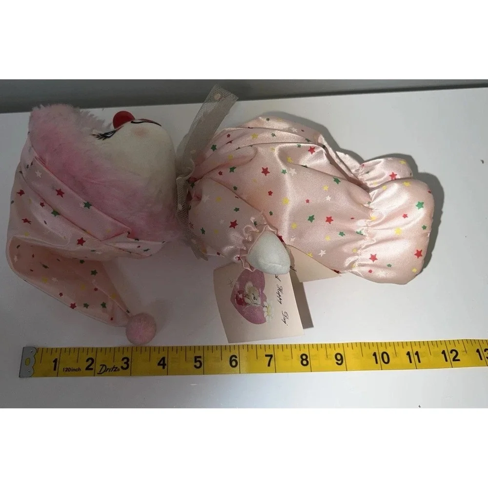 musical wind up clown doll moving head  Pink 10